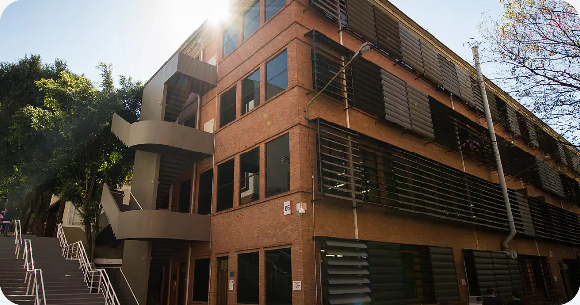 Prédio do campus da Universidade Presbiteriana Mackenzie